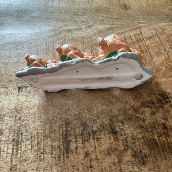 Dollhouse Miniatures Ceramic Wild Rabbit Family - Picture 4 of 6